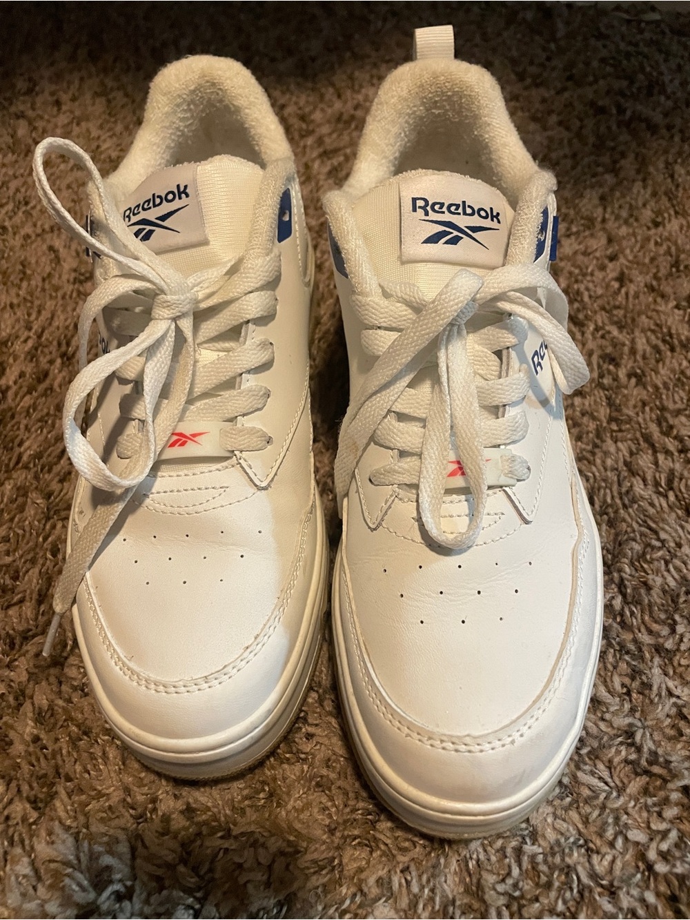 Reebok women’s Classic White Low-Top Sneakers